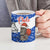 Chile Christmas Ceramic Mug with Moai Statues Santa Hats Snowflakes and Flag Colors Design - Wonder Print Shop