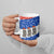 Chile Christmas Ceramic Mug with Moai Statues Santa Hats Snowflakes and Flag Colors Design - Wonder Print Shop
