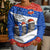 Chile Christmas Kid Ugly Christmas Sweater with Moai Statues Santa Hats Snowflakes and Flag Colors Design - Wonder Print Shop