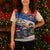 Chile Christmas Knitted V-Neck Vest with Moai Statues Santa Hats Snowflakes and Flag Colors Design - Wonder Print Shop
