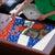 Chile Christmas Puzzle with Moai Statues Santa Hats Snowflakes and Flag Colors Design - Wonder Print Shop