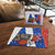 Chile Christmas Puzzle with Moai Statues Santa Hats Snowflakes and Flag Colors Design - Wonder Print Shop