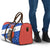 Chile Christmas Travel Bag with Moai Statues Santa Hats Snowflakes and Flag Colors Design - Wonder Print Shop