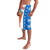 Nicaragua Christmas Lavalava with Jaguar in Sleigh Christmas Tree Snowflakes and Flag Colors Design - Wonder Print Shop