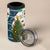 Nicaragua Christmas 4 in 1 Can Cooler Tumbler with Santa Cooking Gallina Rellena Tree Flag and Festive Icons Design - Wonder Print Shop