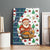 Nicaragua Christmas Canvas Wall Art with Santa Cooking Gallina Rellena Tree Flag and Festive Icons Design - Wonder Print Shop