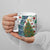 Nicaragua Christmas Ceramic Mug with Santa Cooking Gallina Rellena Tree Flag and Festive Icons Design - Wonder Print Shop