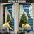 Nicaragua Christmas Door Cover with Santa Cooking Gallina Rellena Tree Flag and Festive Icons Design - Wonder Print Shop