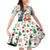 Nicaragua Christmas Family Matching Off Shoulder Short Dress and Hawaiian Shirt with Santa Cooking Gallina Rellena Tree Flag and Festive Icons Design - Wonder Print Shop
