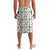 Nicaragua Christmas Lavalava with Santa Cooking Gallina Rellena Tree Flag and Festive Icons Design - Wonder Print Shop