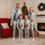 Nicaragua Christmas Pajama Set with Santa Cooking Gallina Rellena Tree Flag and Festive Icons Design - Wonder Print Shop