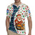 Nicaragua Christmas Rugby Jersey with Santa Cooking Gallina Rellena Tree Flag and Festive Icons Design - Wonder Print Shop