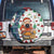 Nicaragua Christmas Spare Tire Cover with Santa Cooking Gallina Rellena Tree Flag and Festive Icons Design - Wonder Print Shop