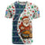 Nicaragua Christmas T Shirt with Santa Cooking Gallina Rellena Tree Flag and Festive Icons Design - Wonder Print Shop