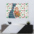 Nicaragua Christmas Tapestry with Santa Cooking Gallina Rellena Tree Flag and Festive Icons Design - Wonder Print Shop