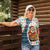 Nicaragua Christmas Women Polo Shirt with Santa Cooking Gallina Rellena Tree Flag and Festive Icons Design - Wonder Print Shop