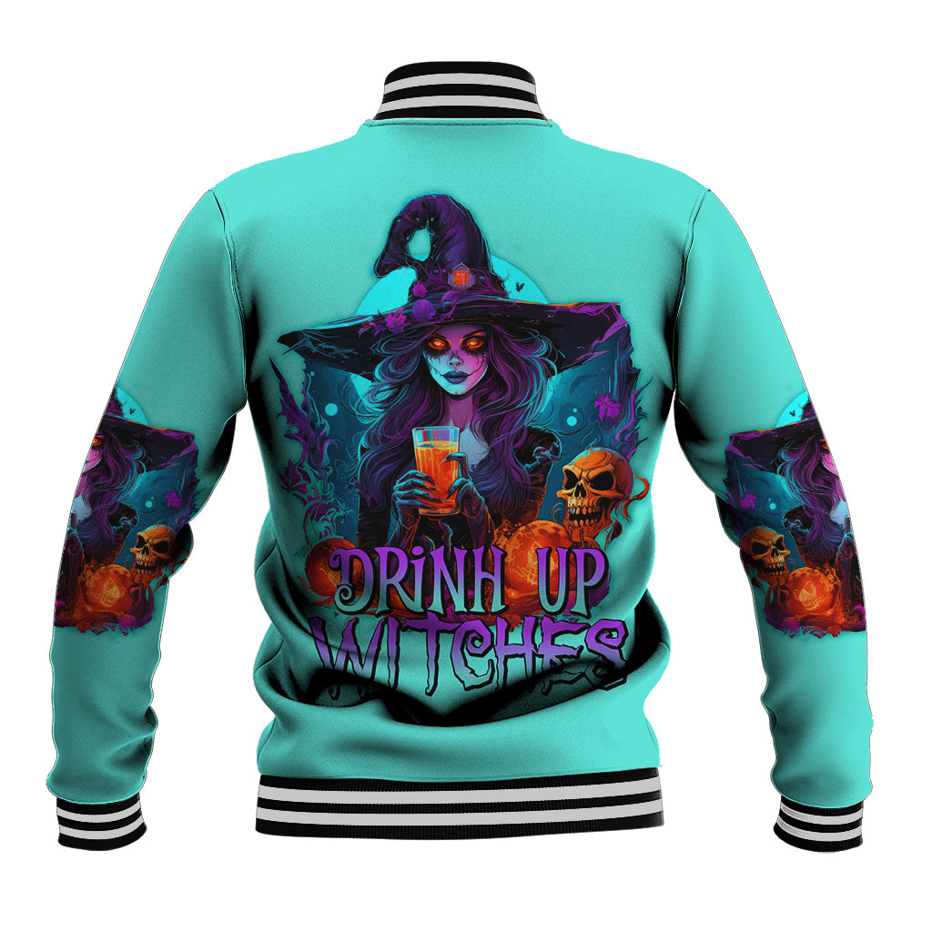Drink Up Witches Halloween Baseball Jacket - Wonder Print Shop