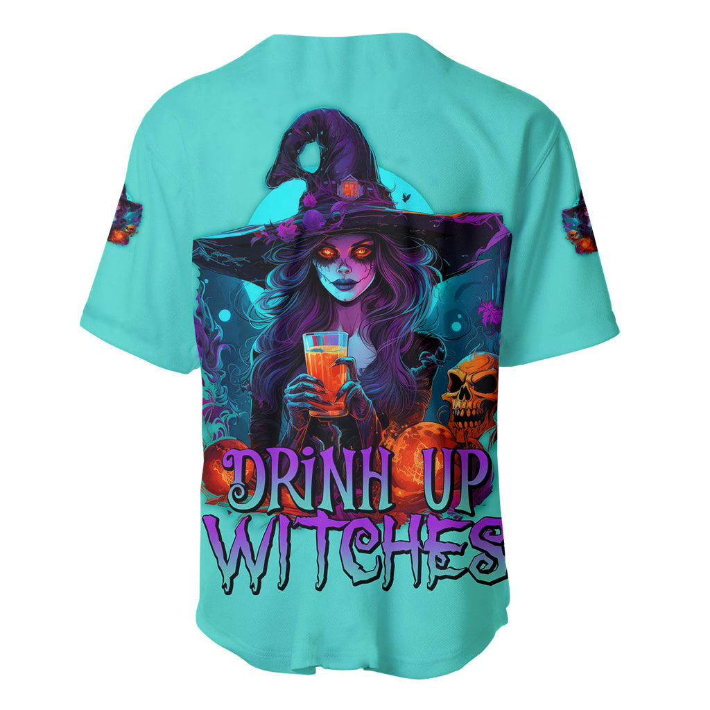 Drink Up Witches Halloween Baseball Jersey - Wonder Print Shop