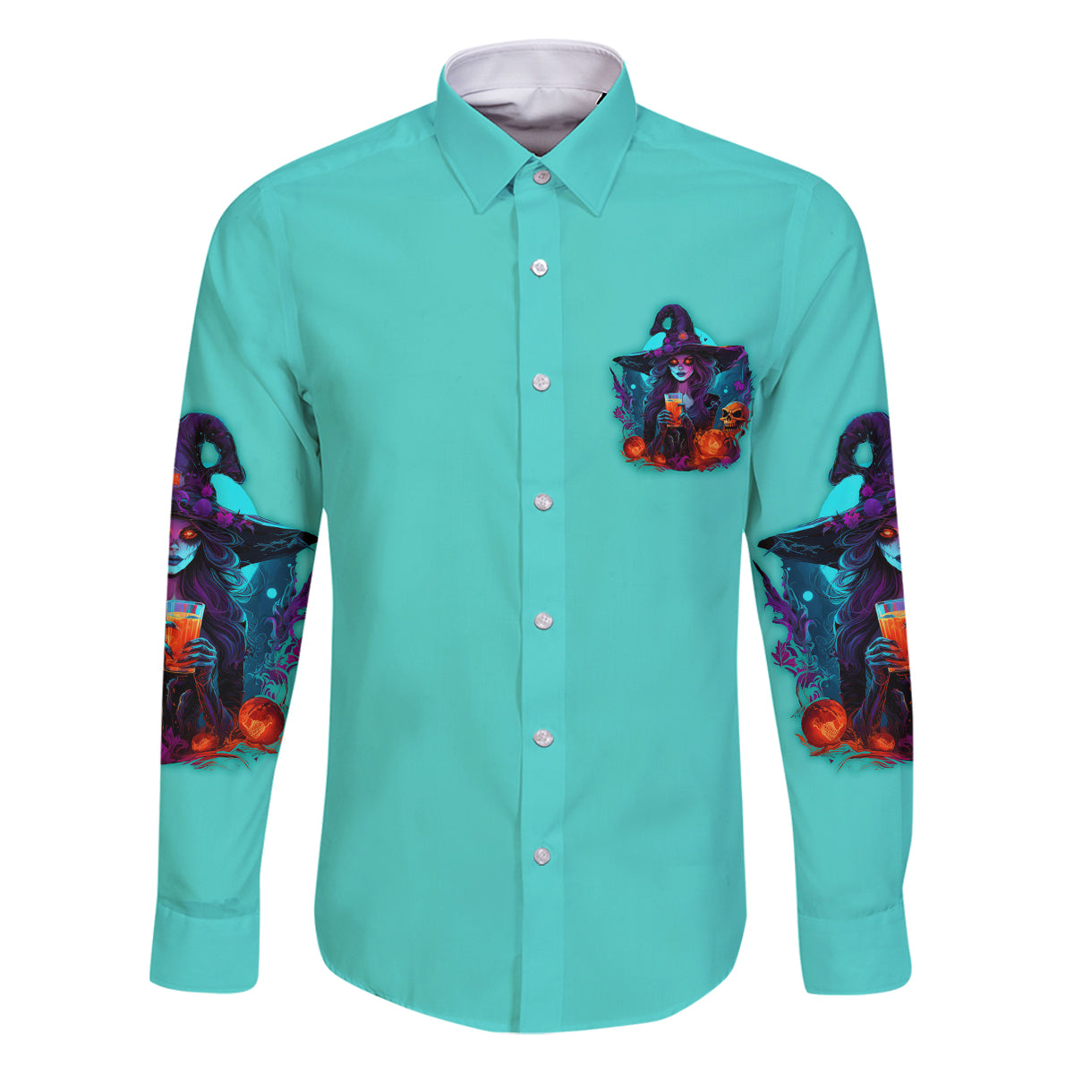 Drink Up Witches Halloween Family Matching Puletasi Dress and Hawaiian Shirt - Wonder Print Shop