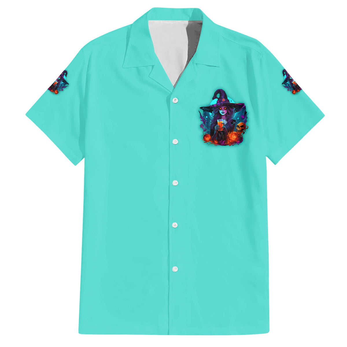 Drink Up Witches Halloween Hawaiian Shirt - Wonder Print Shop