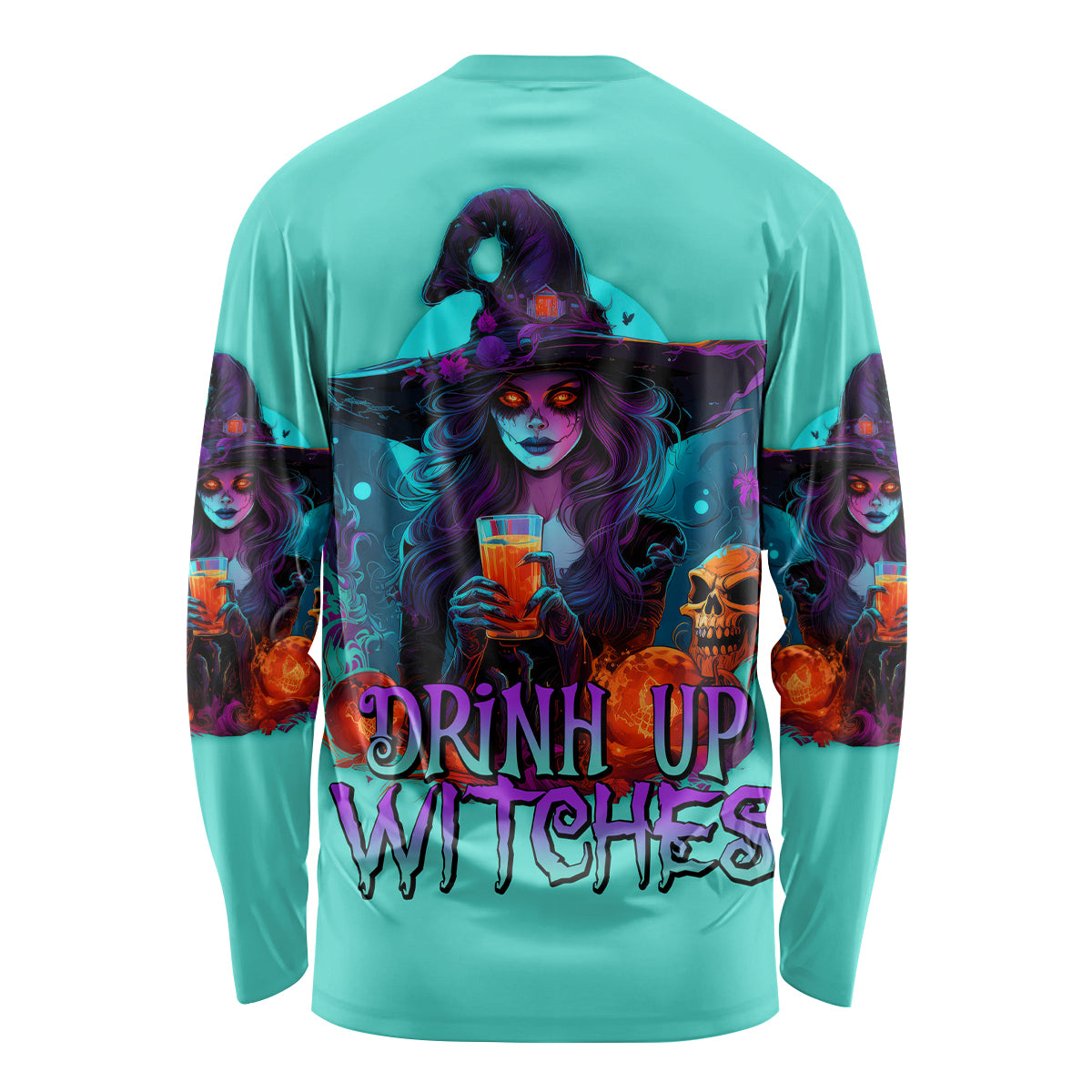 Drink Up Witches Halloween Long Sleeve Shirt - Wonder Print Shop