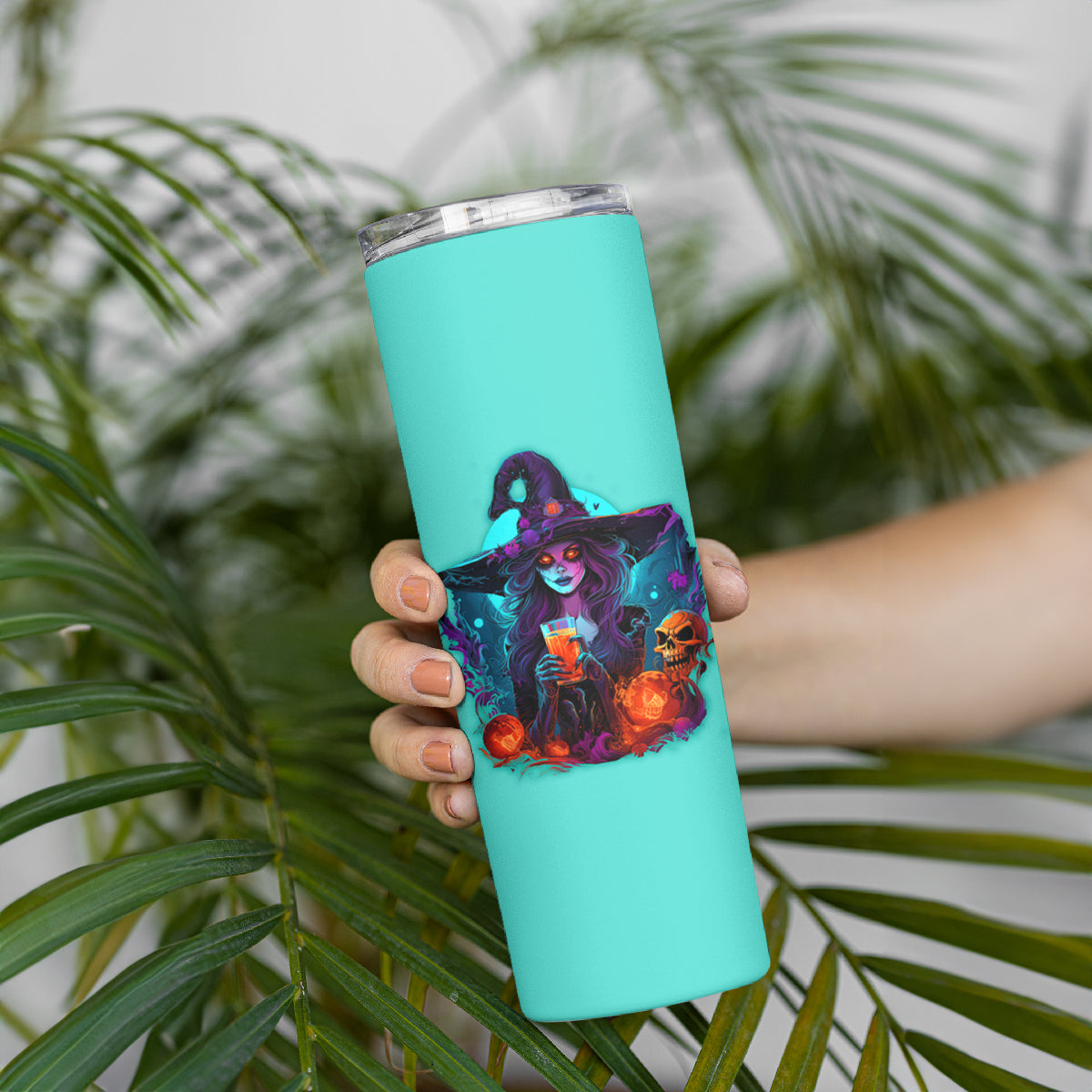 Drink Up Witches Halloween Skinny Tumbler - Wonder Print Shop