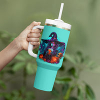 Drink Up Witches Halloween Tumbler With Handle - Wonder Print Shop