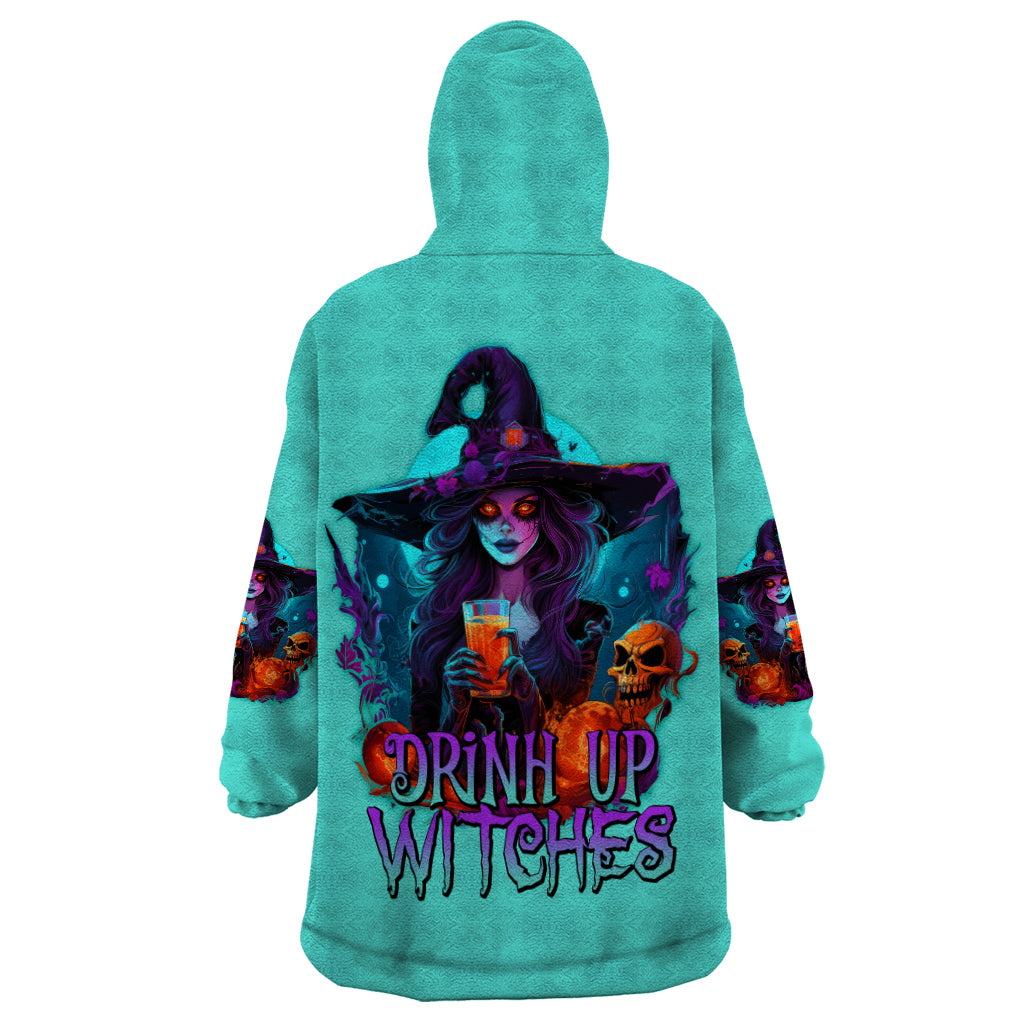 Drink Up Witches Halloween Wearable Blanket Hoodie - Wonder Print Shop