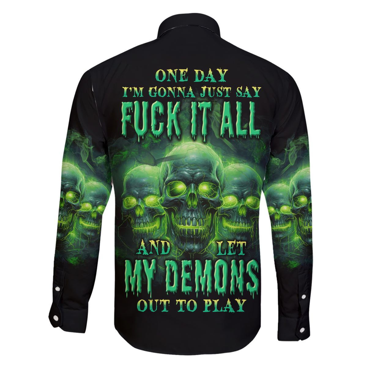 One Day I'm Gonna Just Say Family Matching Short Sleeve Bodycon Dress and Hawaiian Shirt - Wonder Print Shop