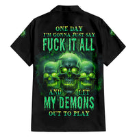 One Day I'm Gonna Just Say Family Matching Tank Maxi Dress and Hawaiian Shirt - Wonder Print Shop