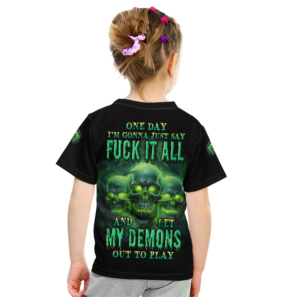 One Day I'm Gonna Just Say Kid T Shirt - Wonder Print Shop
