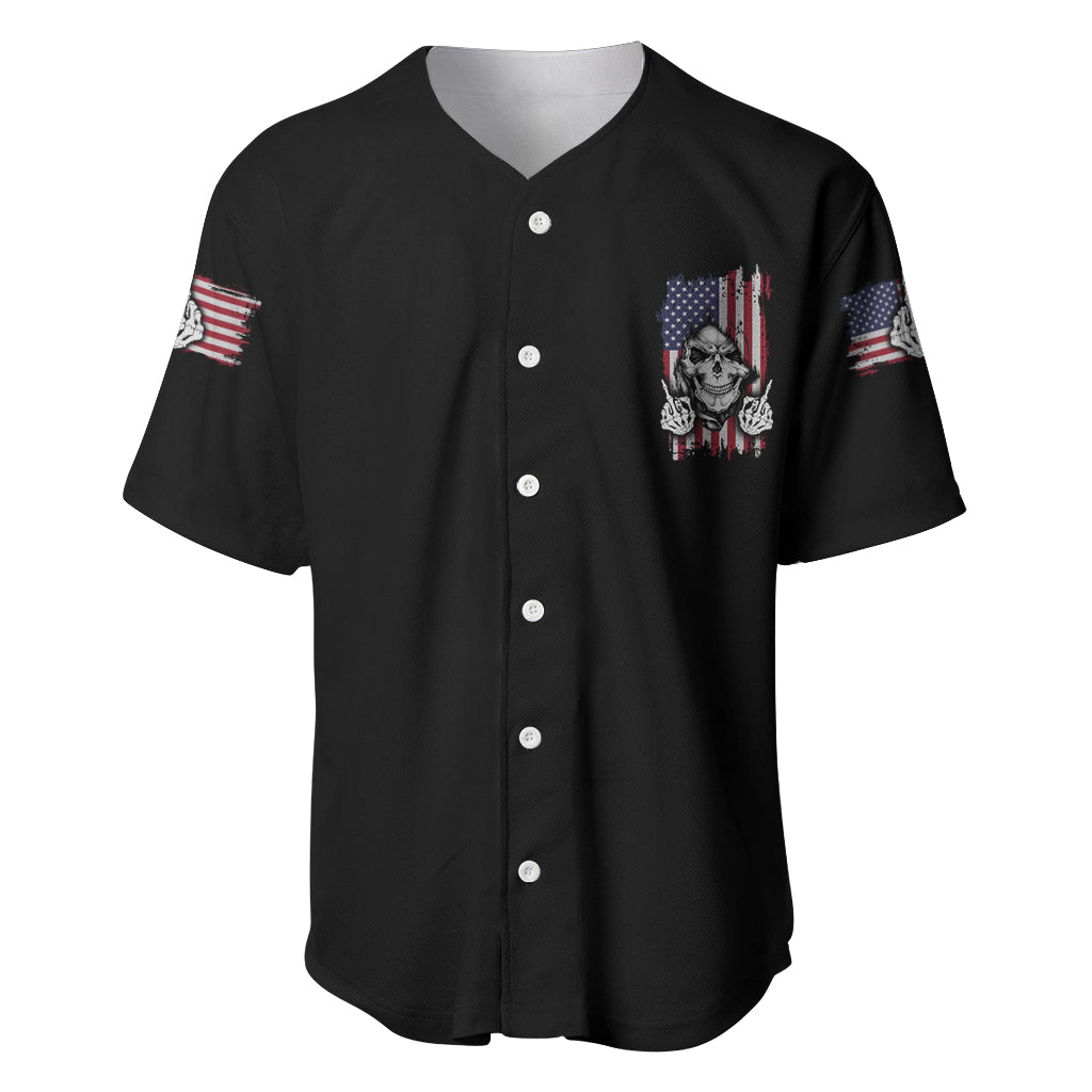 My Give A F Reaper Flag Baseball Jersey - Wonder Print Shop