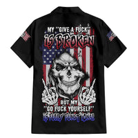 My Give A F Reaper Flag Family Matching Mermaid Dress and Hawaiian Shirt - Wonder Print Shop