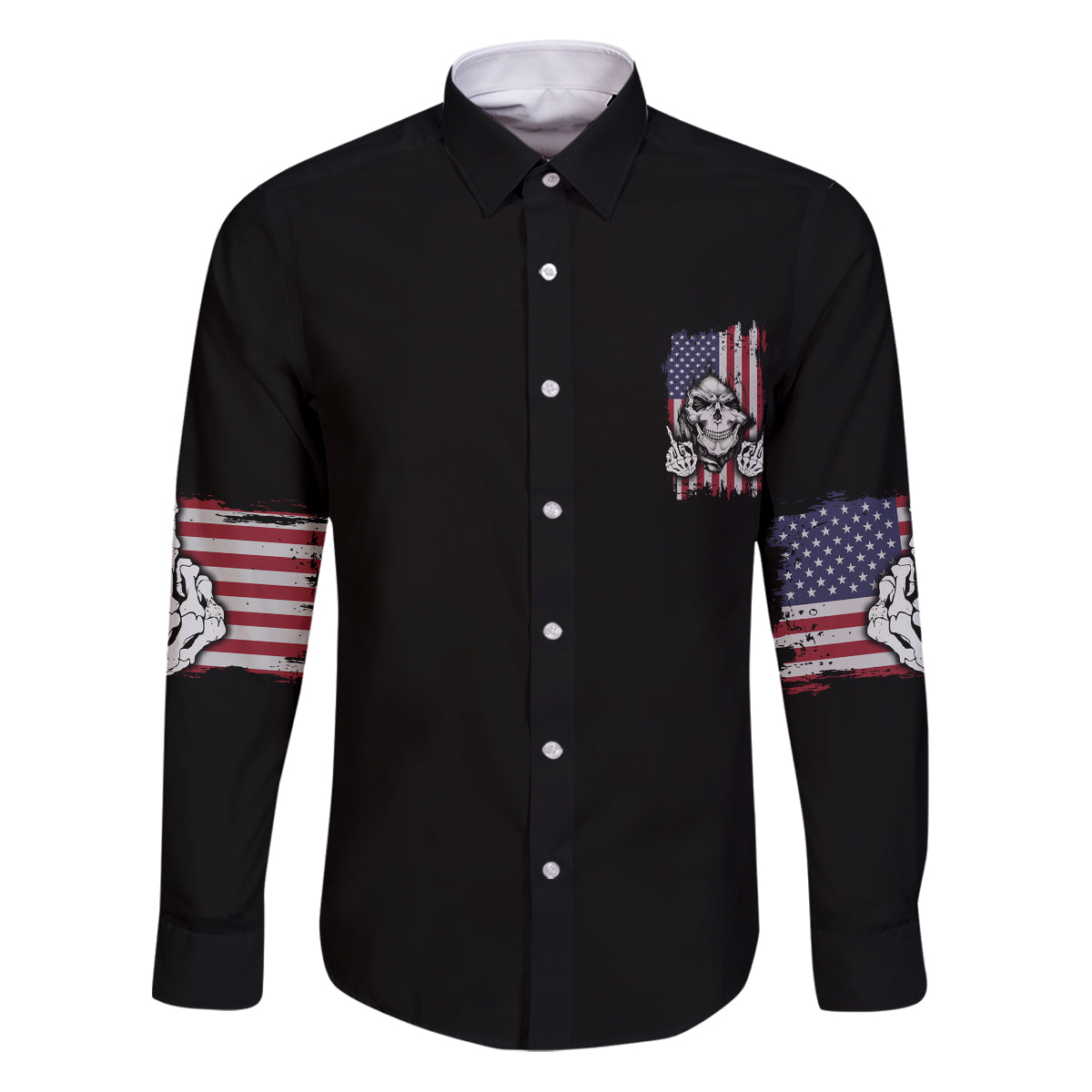 My Give A F Reaper Flag Family Matching Puletasi Dress and Hawaiian Shirt - Wonder Print Shop