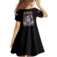 My Give A F Reaper Flag Family Matching Short Sleeve Bodycon Dress and Hawaiian Shirt - Wonder Print Shop
