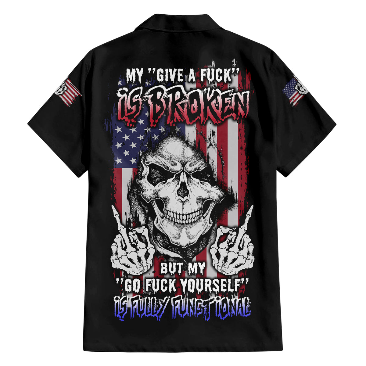 My Give A F Reaper Flag Hawaiian Shirt - Wonder Print Shop