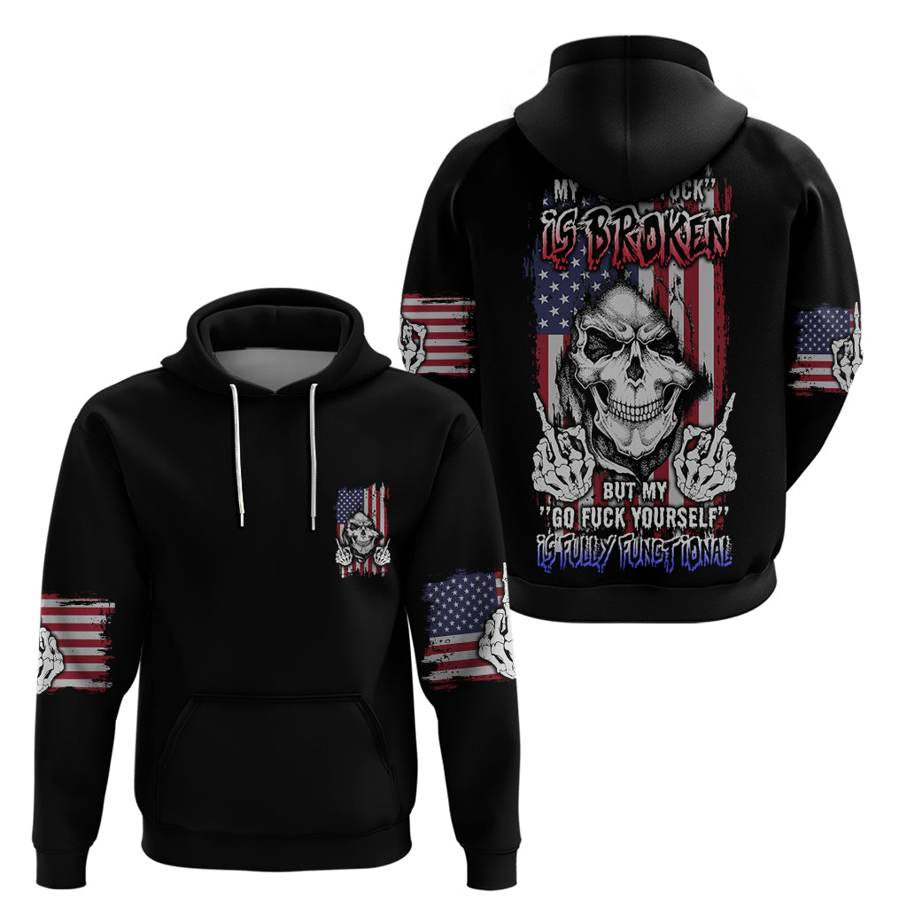 My Give A F Reaper Flag Hoodie - Wonder Print Shop