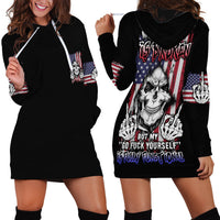 My Give A F Reaper Flag Hoodie Dress - Wonder Print Shop