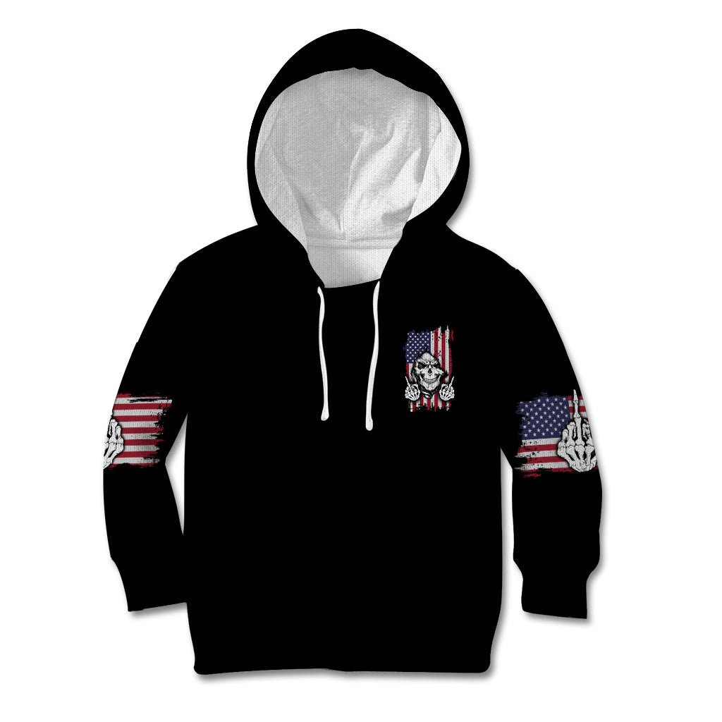 My Give A F Reaper Flag Kid Hoodie - Wonder Print Shop