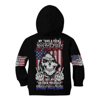 My Give A F Reaper Flag Kid Hoodie - Wonder Print Shop