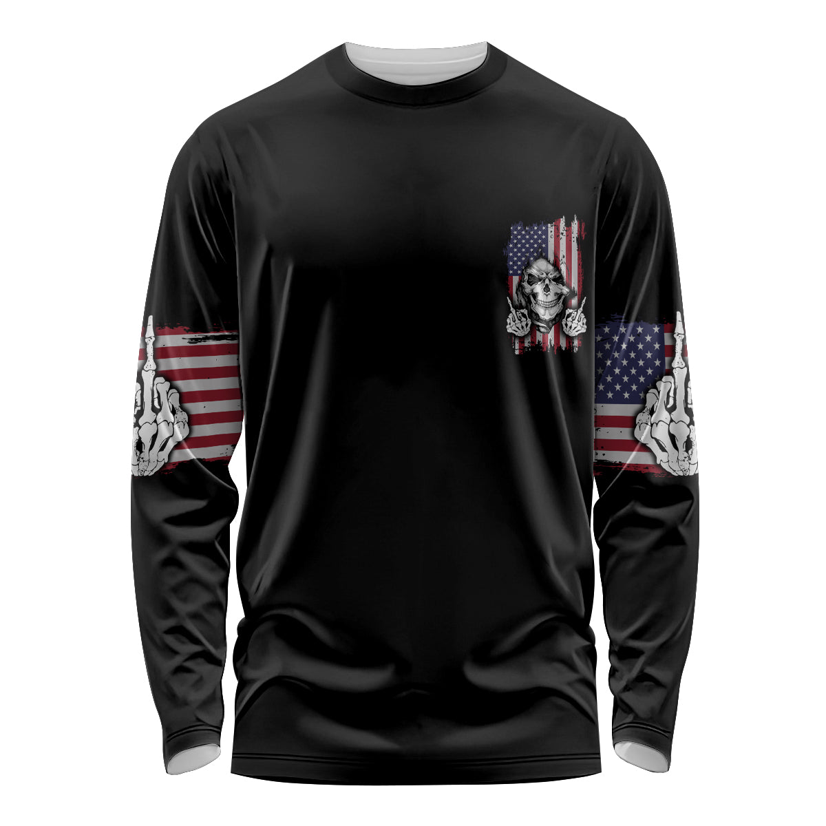 My Give A F Reaper Flag Long Sleeve Shirt - Wonder Print Shop