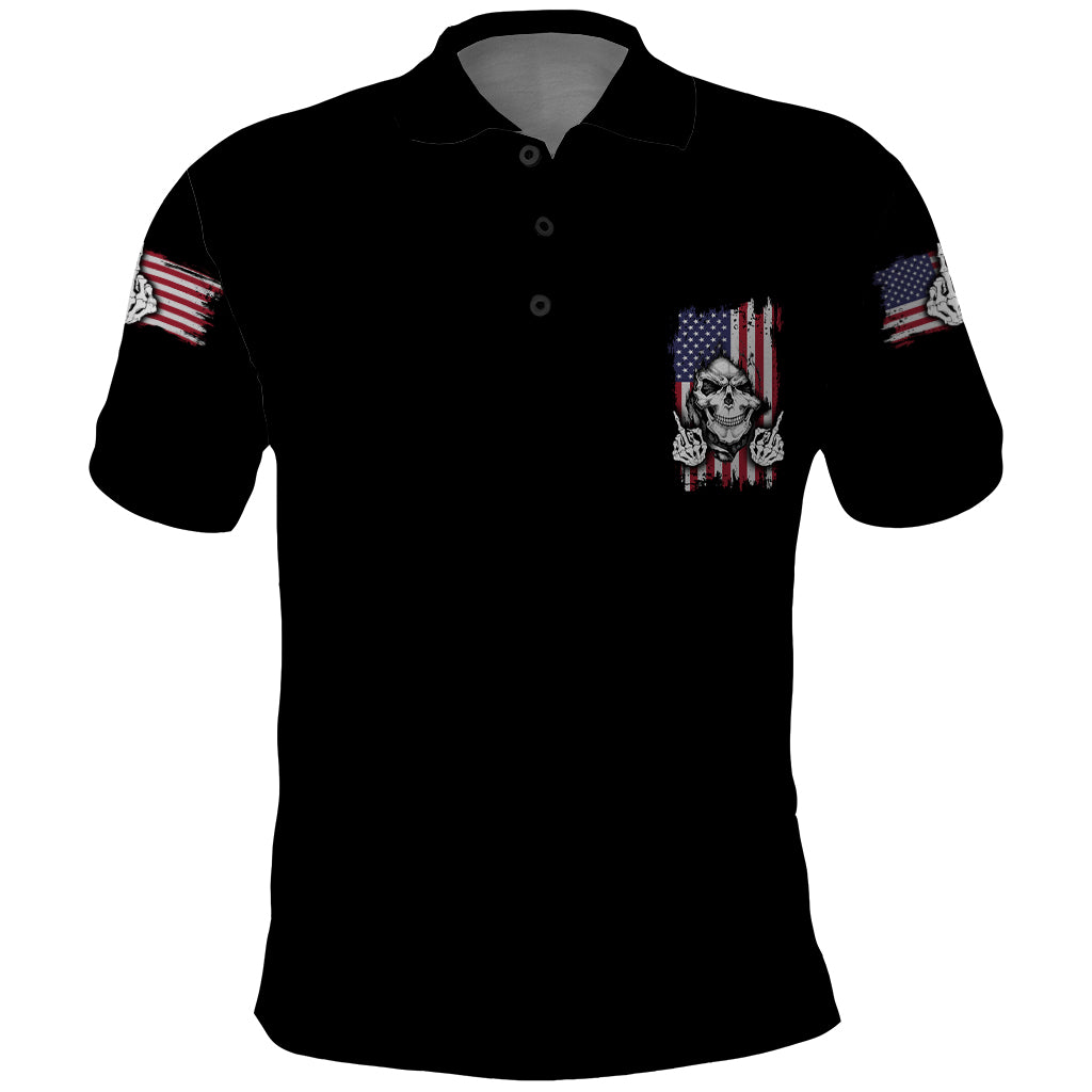 My Give A F Reaper Flag Polo Shirt - Wonder Print Shop