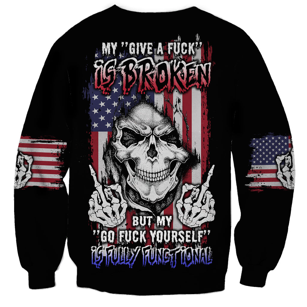 My Give A F Reaper Flag Sweatshirt - Wonder Print Shop
