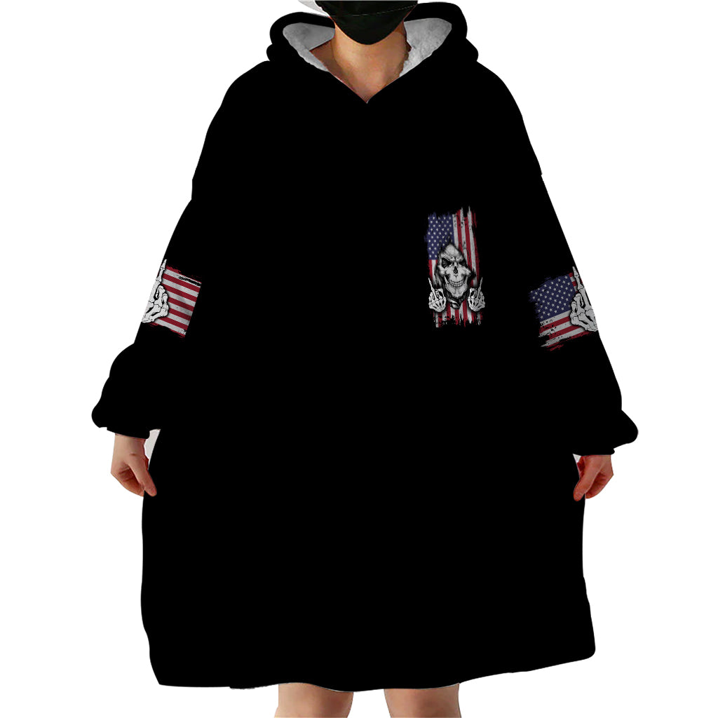 My Give A F Reaper Flag Wearable Blanket Hoodie - Wonder Print Shop