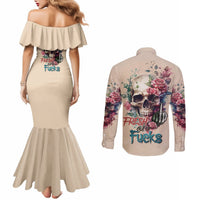 fresh-out-of-f-watercolor-skull-couples-matching-mermaid-dress-and-long-sleeve-button-shirt