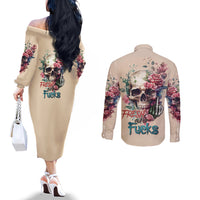 fresh-out-of-f-watercolor-skull-couples-matching-off-the-shoulder-long-sleeve-dress-and-long-sleeve-button-shirt