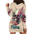Fresh Out Of F Watercolor Skull Hoodie Dress - Wonder Print Shop