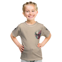 Fresh Out Of F Watercolor Skull Kid T Shirt - Wonder Print Shop