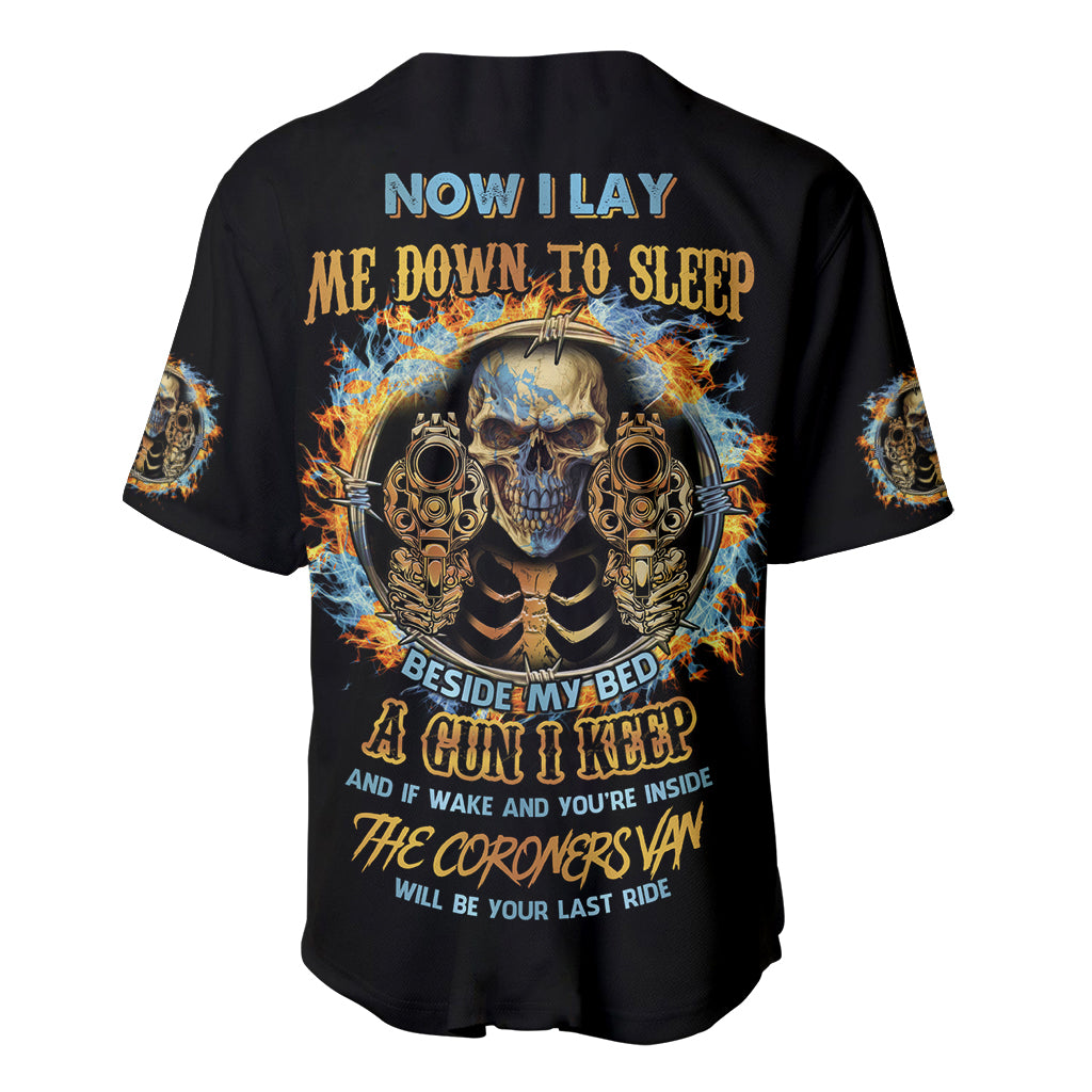 Now I Lay Me Down To Sleep Baseball Jersey - Wonder Print Shop