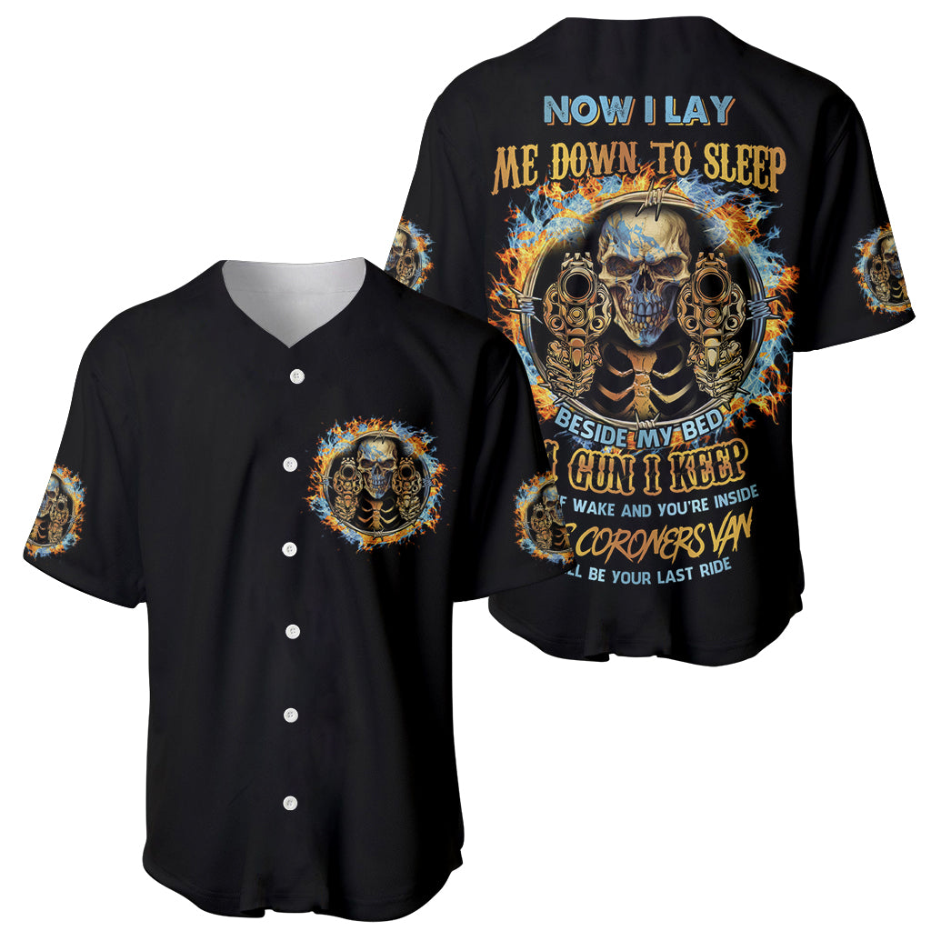 Now I Lay Me Down To Sleep Baseball Jersey - Wonder Print Shop